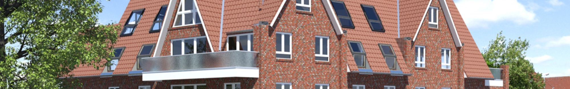 Geschäftshaus 3D Visualisierung Wilksen Baubüro