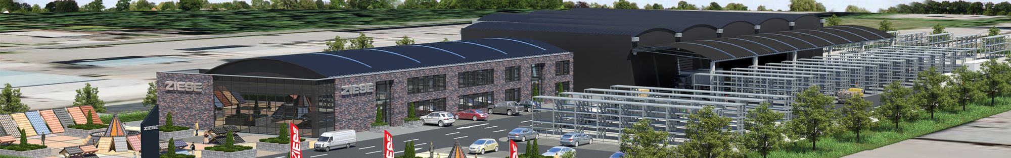Ziese Baustoffhandel 3D Visualisierung Wilksen Baubüro